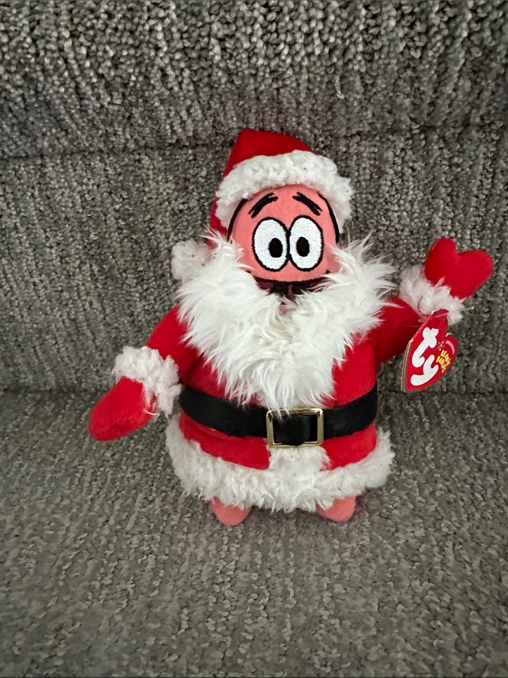Ty Beanie Baby "Patrick Claus" plush